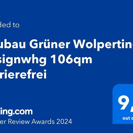 Neubau Gruener Wolpertinger Designwhg 106Qm Barrierefrei Apartment Breitbrunn am Chiemsee Bagian luar foto