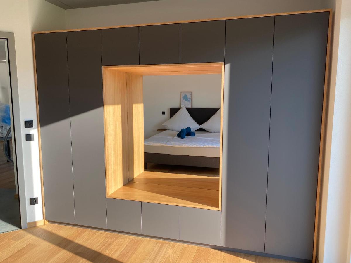Neubau Gruener Wolpertinger Designwhg 106Qm Barrierefrei Apartment Breitbrunn am Chiemsee Bagian luar foto