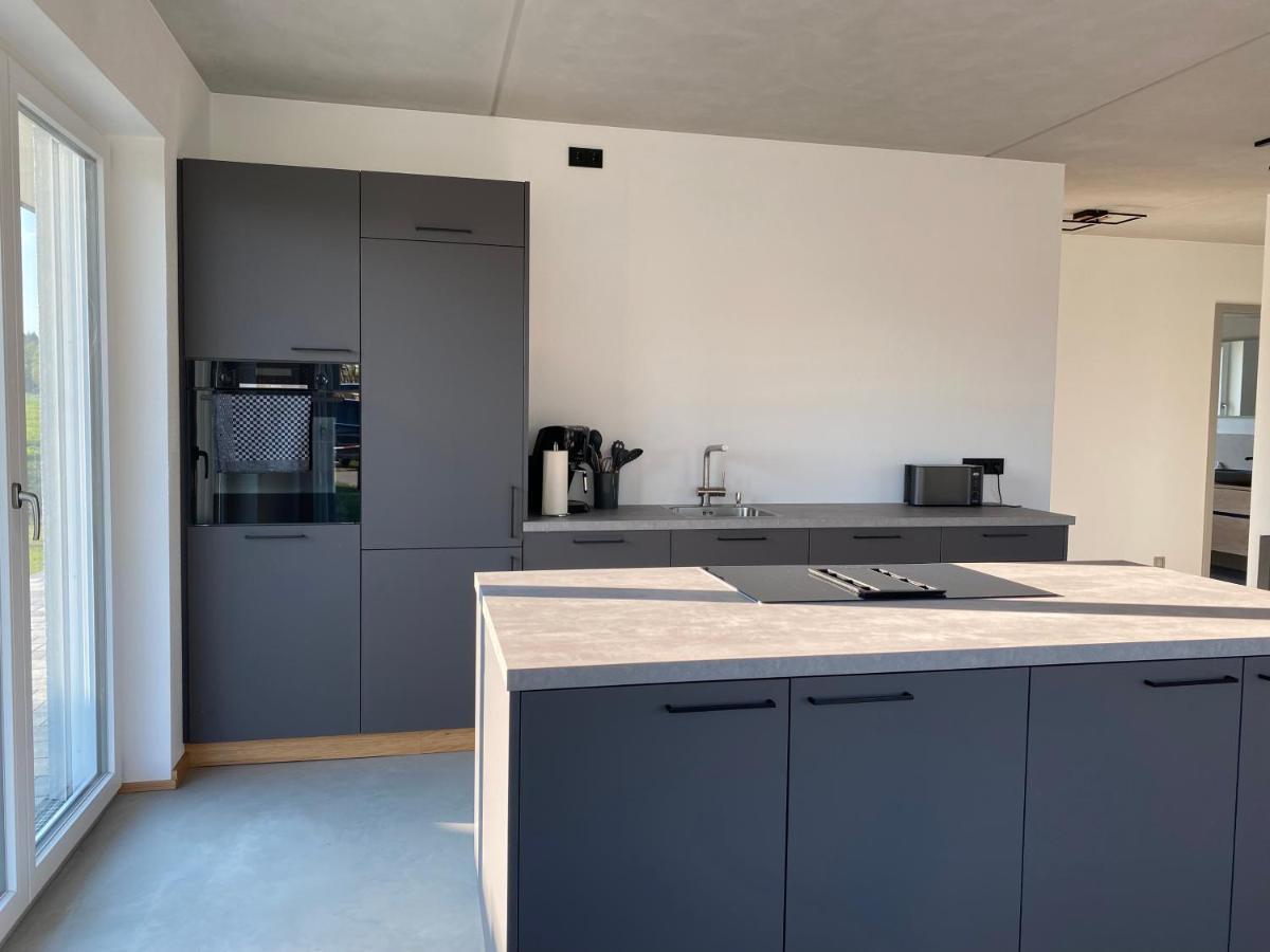 Neubau Gruener Wolpertinger Designwhg 106Qm Barrierefrei Apartment Breitbrunn am Chiemsee Bagian luar foto