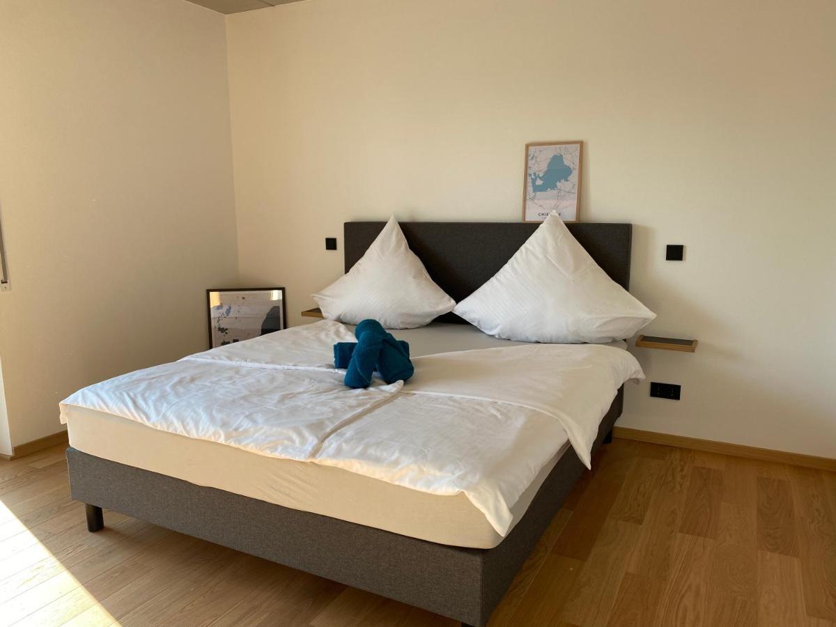 Neubau Gruener Wolpertinger Designwhg 106Qm Barrierefrei Apartment Breitbrunn am Chiemsee Bagian luar foto