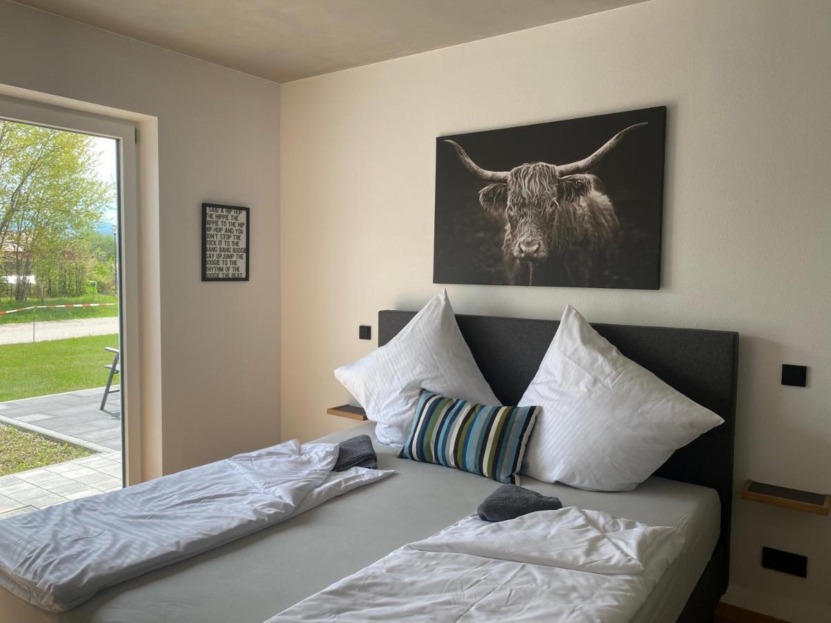 Neubau Gruener Wolpertinger Designwhg 106Qm Barrierefrei Apartment Breitbrunn am Chiemsee Bagian luar foto