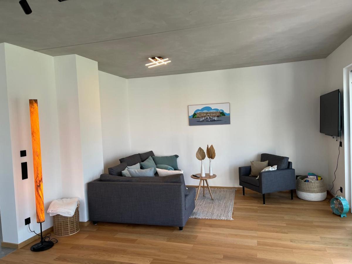 Neubau Gruener Wolpertinger Designwhg 106Qm Barrierefrei Apartment Breitbrunn am Chiemsee Bagian luar foto