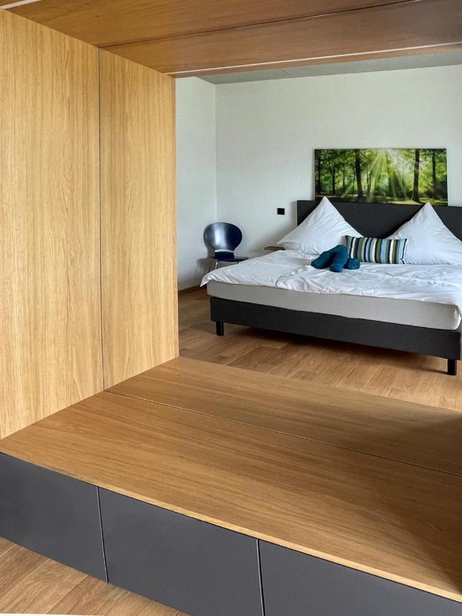 Neubau Gruener Wolpertinger Designwhg 106Qm Barrierefrei Apartment Breitbrunn am Chiemsee Bagian luar foto