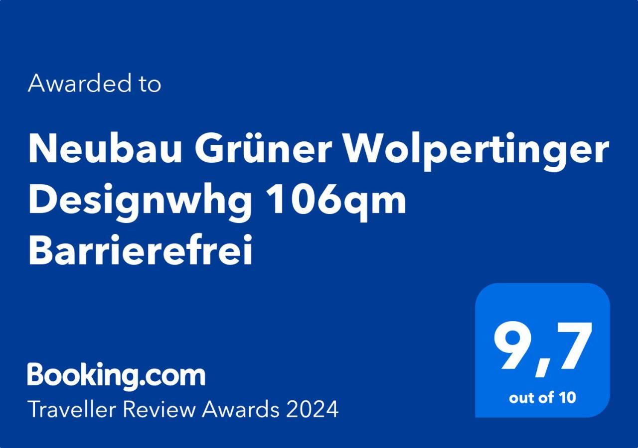 Neubau Gruener Wolpertinger Designwhg 106Qm Barrierefrei Apartment Breitbrunn am Chiemsee Bagian luar foto