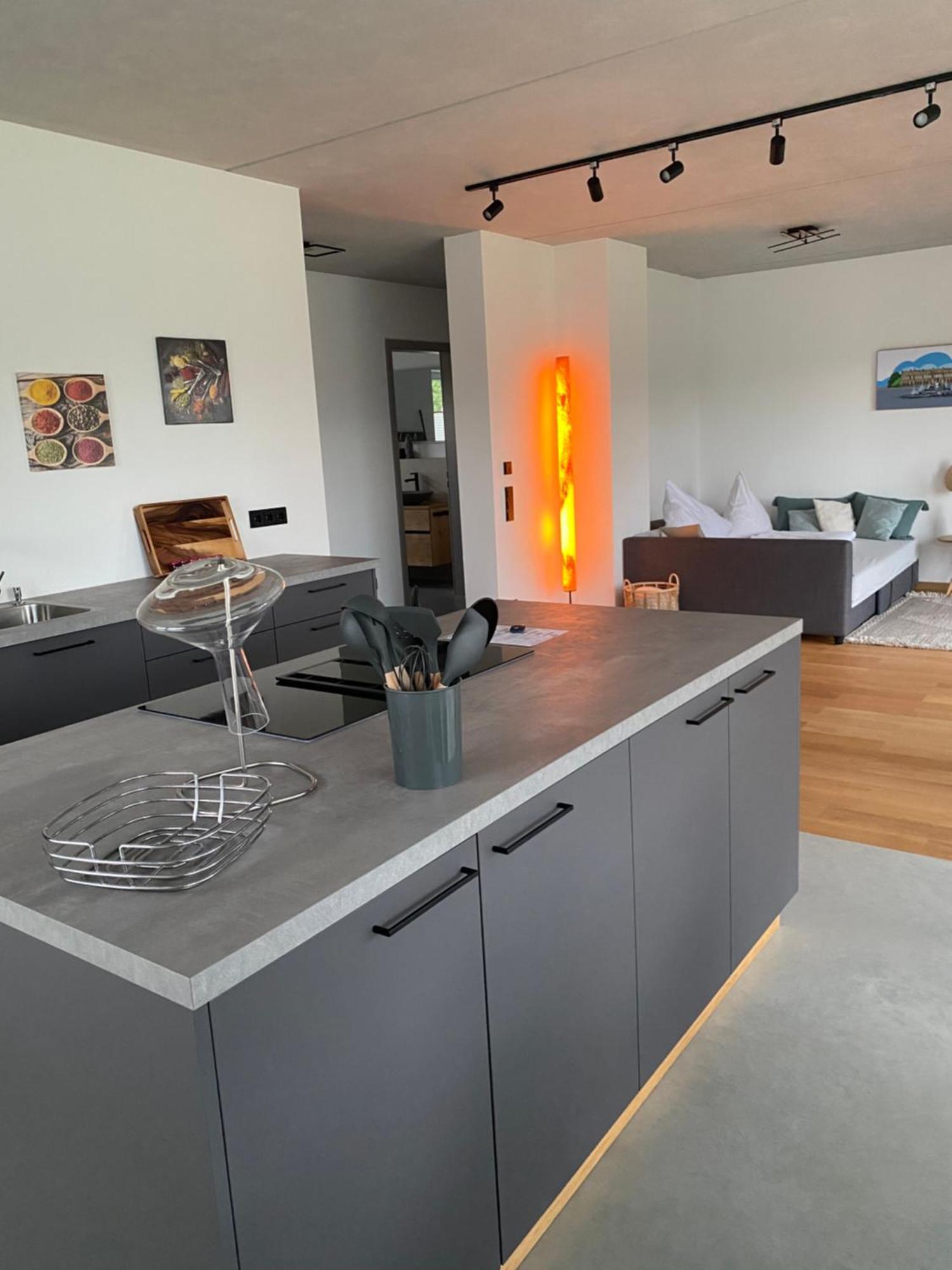 Neubau Gruener Wolpertinger Designwhg 106Qm Barrierefrei Apartment Breitbrunn am Chiemsee Bagian luar foto